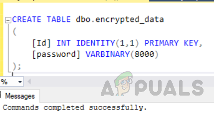 จะเข้ารหัสรหัสผ่านโดยใช้ 'EncryptByPassPhrase' ได้อย่างไร