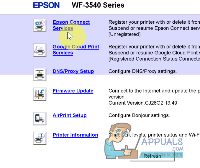 Kuidas skannida e-posti aadressile Epson WF-3540
