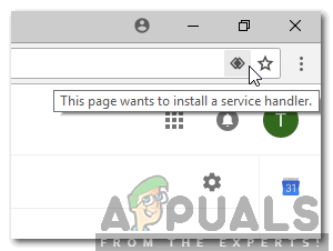 O que significa a mensagem 'Esta página deseja instalar um manipulador de serviço' e como ativá-la?