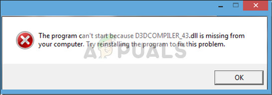 درست کریں: D3DCompiler_47.dll غائب ہے