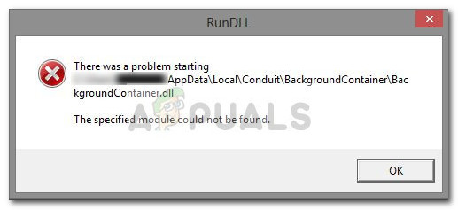 Correção: Executar erro DLL BackgroundContainer.dll
