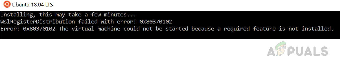 Como corrigir o erro de distribuição do registro WSL 0x80370102 no Windows 10?