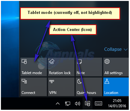 Jak přepnout režimy Tablet / Desktop ve Windows 10