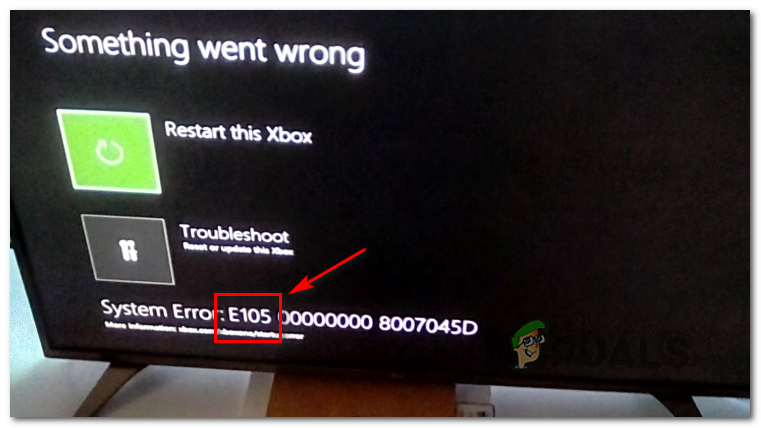 [FIX] Xbox One Startup System Error E105
