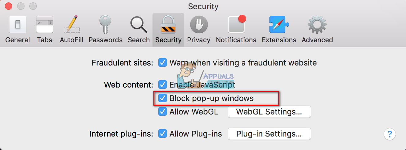 Hur man tillåter popup-fönster på Mac