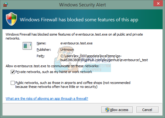 Oprava: Brána firewall systému Windows zablokovala některé funkce tohoto programu nebo aplikace