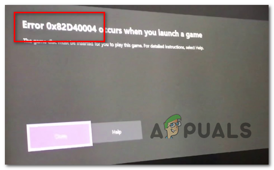 Como corrigir o código de erro do Xbox One 0x82d40004?