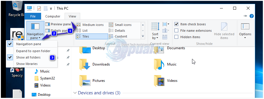 Comment afficher la corbeille dans l'Explorateur de fichiers sous Windows 10