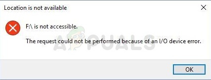 Como corrigir 'A solicitação não pôde ser realizada devido a um erro de dispositivo de E / S' no Windows 10?