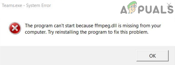 Wie man FFMPEG.dll repariert fehlt