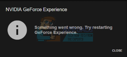 Oprava: Geforce Experience se neotevírá