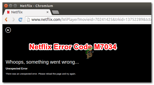 Kaip ištaisyti „Netflix“ klaidos kodą M7034