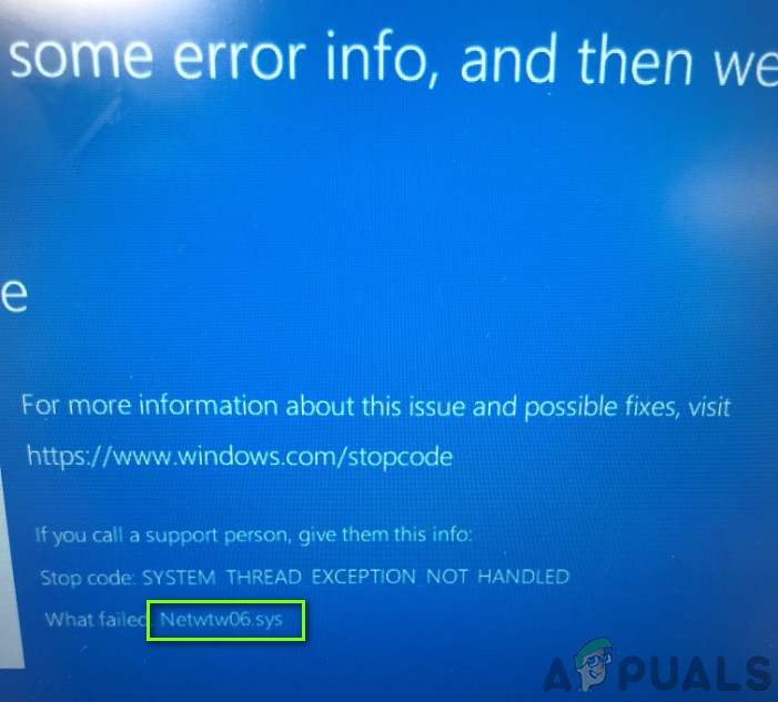 Как исправить BSOD «Netwtw06.Sys Failed» в Windows 10