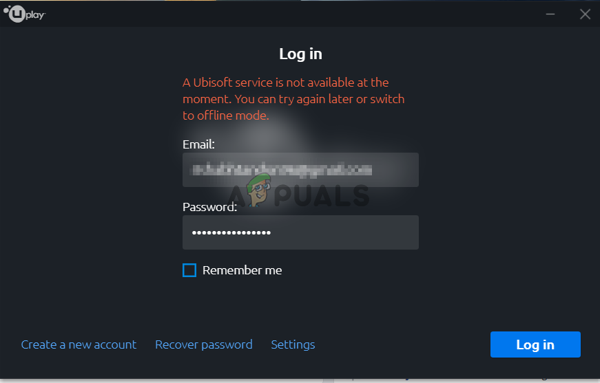 Làm thế nào để Khắc phục Lỗi 'A Ubisoft Service Is Hiện không khả dụng' trên Windows?
