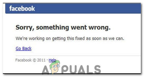 Facebook Giriş Hatası 'Üzgünüm, Bir Sorun Oldu'