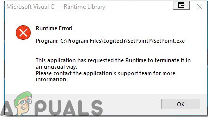 Ako opraviť chybu behu Logitech Setpoint Runtime?