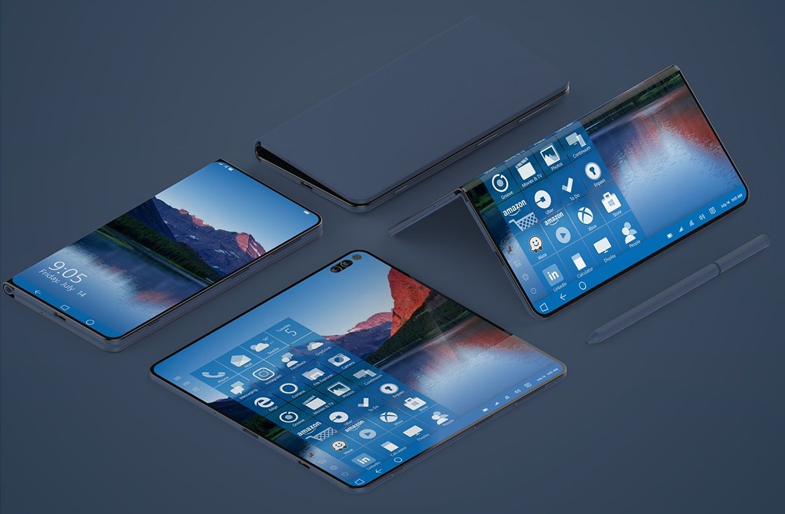 Windows merujuk kepada peranti sokongan Andromeda OS yang mengisyaratkan untuk memperkenalkan Surface Phone