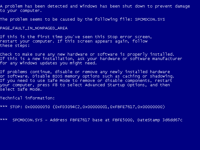 Fixing The Blue Screen of Death