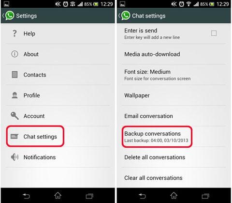 Kako spremiti povijest razgovora WhatsApp na Androidu