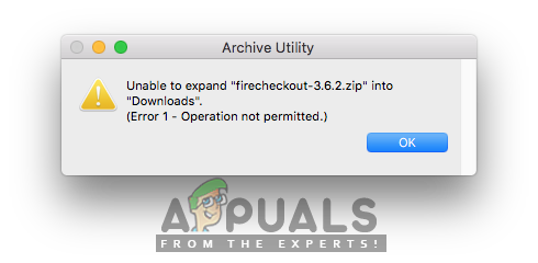 Correção: não é possível expandir o arquivo Zip no Mac