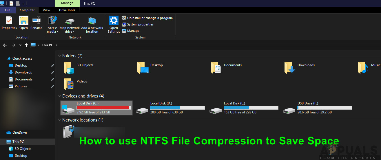 ¿Debería habilitar la compresión de archivos y carpetas?
