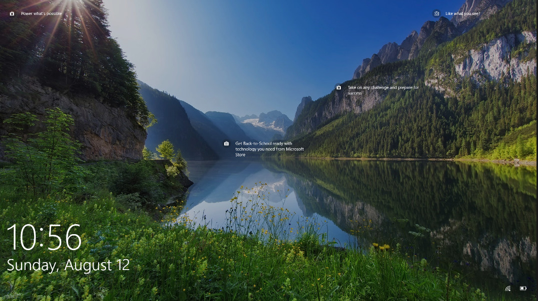 Kuidas Windows 10 lukustuskuva pilte isikupärastada
