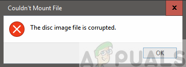 Correção: O arquivo de imagem de disco está corrompido no Windows 10