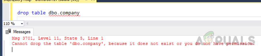 SQL சேவையகத்தில் EXISTS இருந்தால் DROP ஐ எவ்வாறு பயன்படுத்துவது?