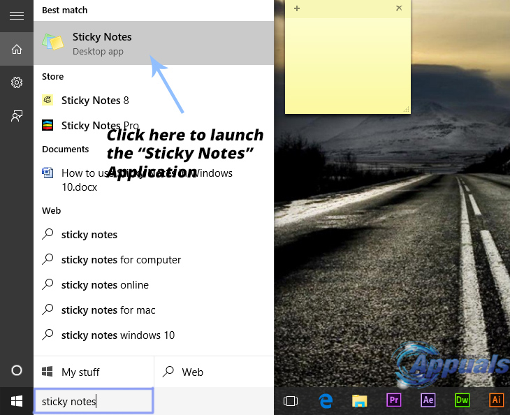 Windows 10'da Yapışkan Notlar Nasıl Kullanılır