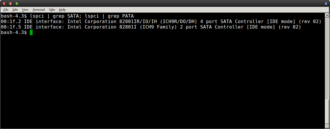 Hur man vet om du använder SATA eller PATA på Linux