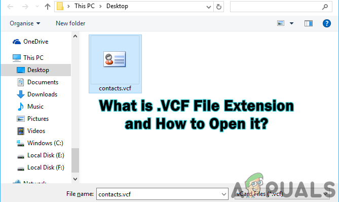 O que é: extensão de arquivo ‘.VCF’ e como abri-lo?