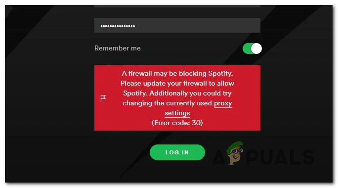 Sådan løses 'Spotify Error Code 30'