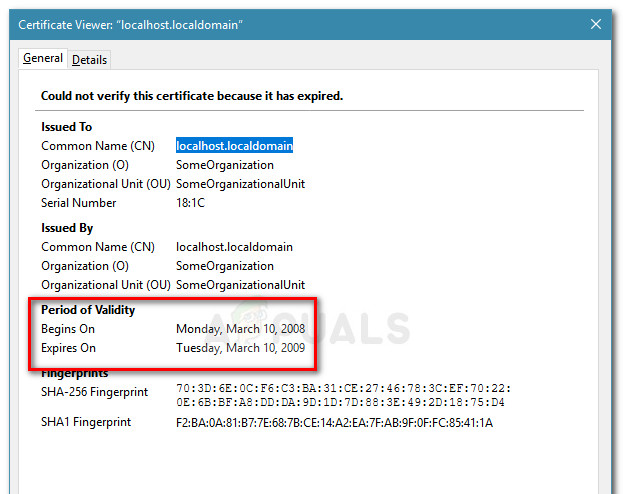 Problemer med SSL-certifikat