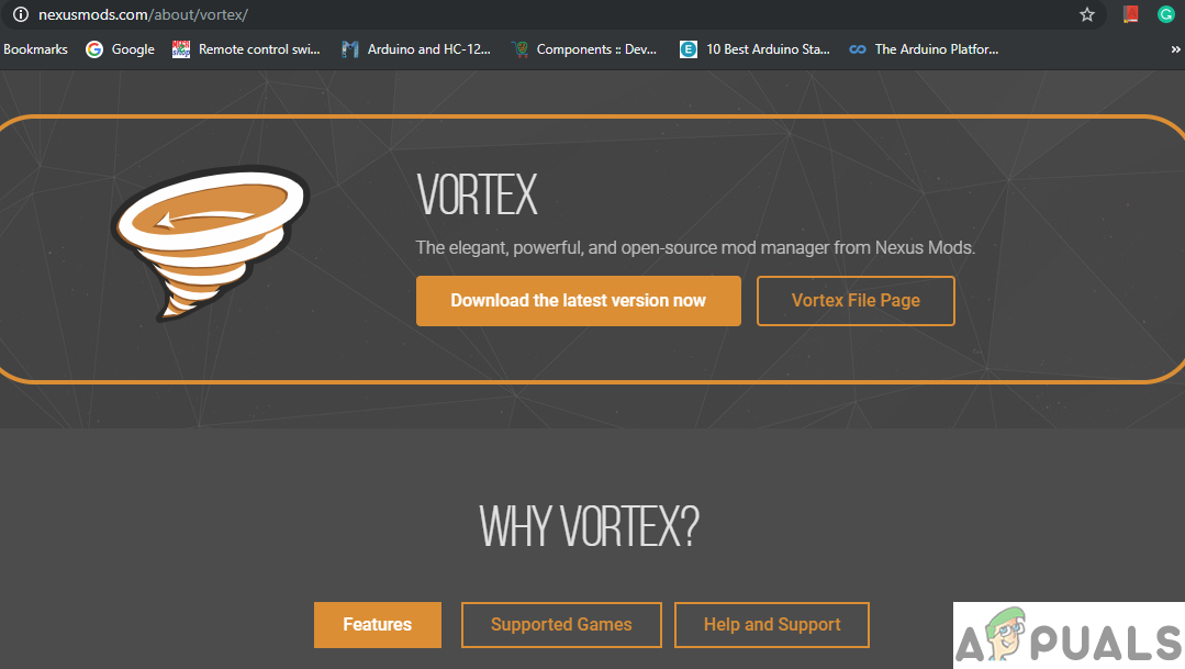 Как да използвам Vortex Mod Manager?
