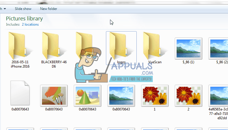 Parandus: Windows 7-s pilte, mida pisipildina ei kuvata (EELVAADE)