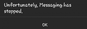 Solució: malauradament, la missatgeria s'ha aturat