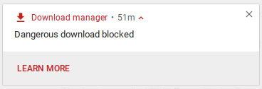 Sådan løses fejlen 'Dangerous download blocked' i Chrome