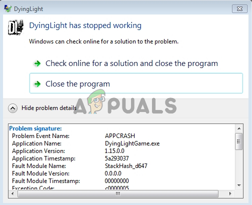 Как да коригирам проблема със срива на умиращата светлина в Windows?