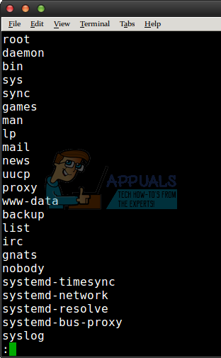 كيفية عرض قائمة المستخدمين في Linux