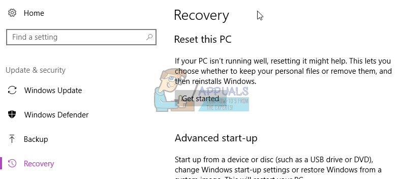 Como: redefinir um computador com Windows 10