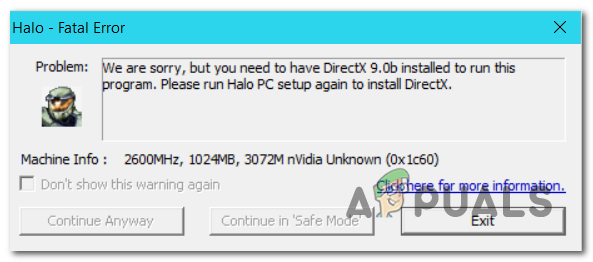 Kaip išspręsti „Halo CE DX Fatal Error“ sistemoje „Windows 10“?