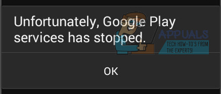 แก้ไขแล้ว: ขออภัยบริการ Google Play หยุดทำงาน