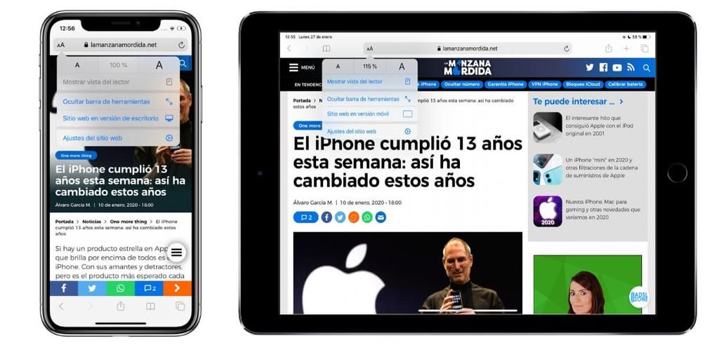 Jeste li znali da Safari uključuje način čitanja za iPhone i iPad? Tako da ga možete aktivirati