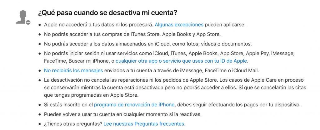 Vai vēlaties noņemt vai deaktivizēt Apple ID? lai jūs to varētu izdarīt