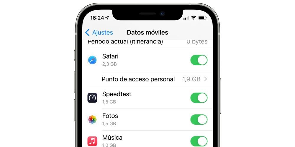 mobile daten-apps iphone