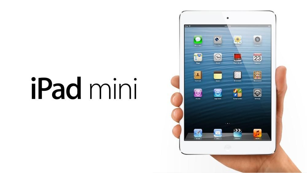 Promotivna fotografija prvog iPad mini izdanog 2012. godine