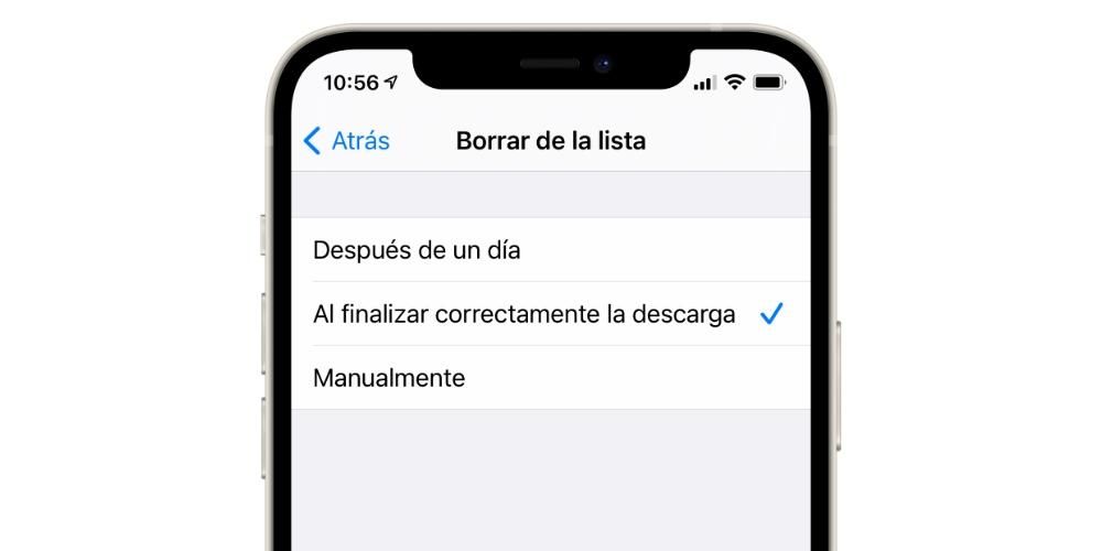 Očistite popis preuzimanja iPhone Safari