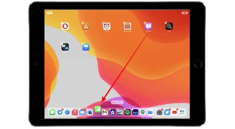 Alle Optionen zum Anpassen des Docks Ihres iPad