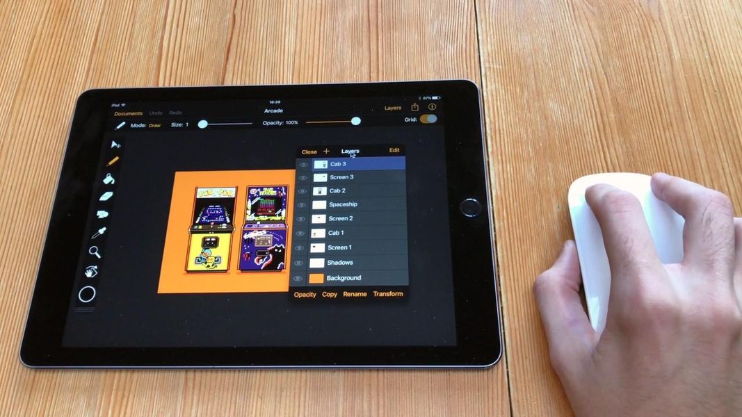 iPad에서 마우스를 사용하면 게임 방식이 바뀔 수 있습니다.
