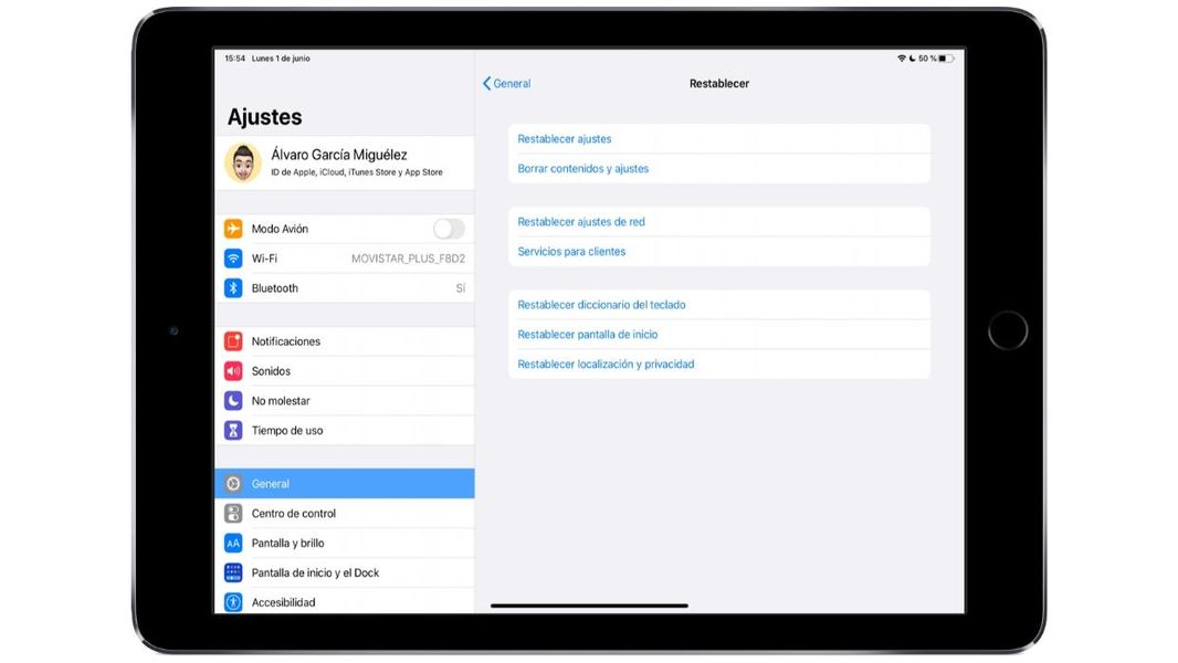 I-reset ang mga setting ng network ng iPad